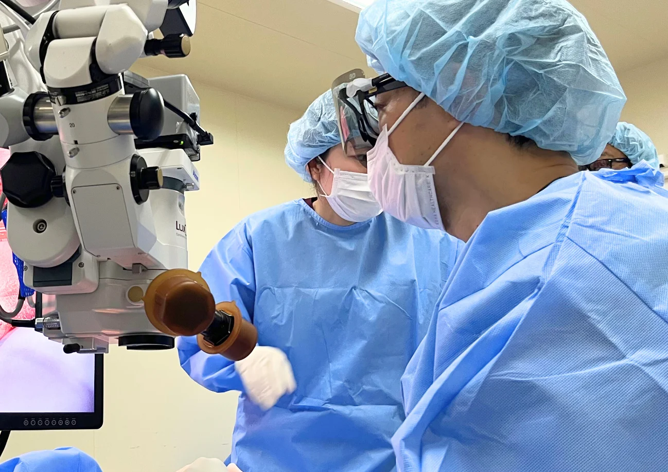 プロフェッショナルが執刀